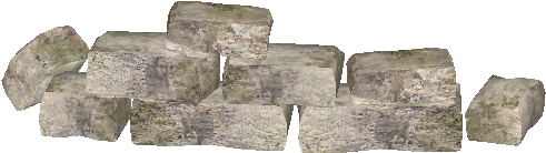 Coastal Ruin 4 - Plank (500x526), Png Download