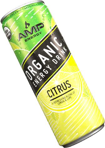 Amp Organic Energy Drink (767x1193), Png Download