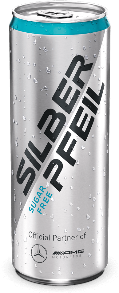 Silberpfeil Energy Drink Sugar Free - Silber Pfeil (400x995), Png Download