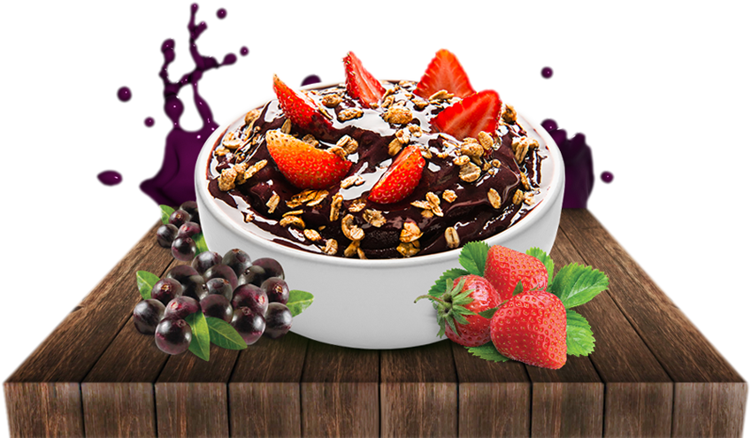 Açai Png - Açai Com Frutas Png (849x495), Png Download