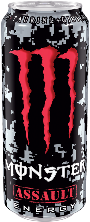 Monster Energy Drink Assault (326x750), Png Download