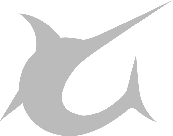 Marlin Silhouette (700x550), Png Download