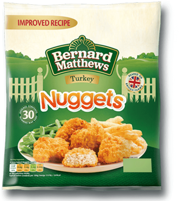 Bernard Matthews Turkey Nuggets (770x690), Png Download