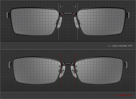 Oakley Asian Fit Vs Regular Fit - Oakley, Inc. (453x329), Png Download