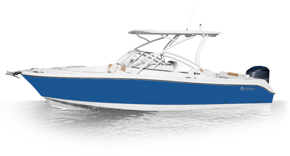 248cx Marlin Blue - Picnic Boat (1014x600), Png Download