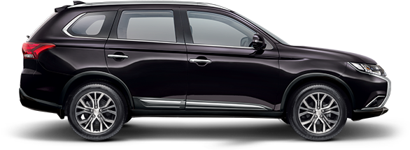 Ruby-black - Mitsubishi Outlander Colours 2018 (600x300), Png Download