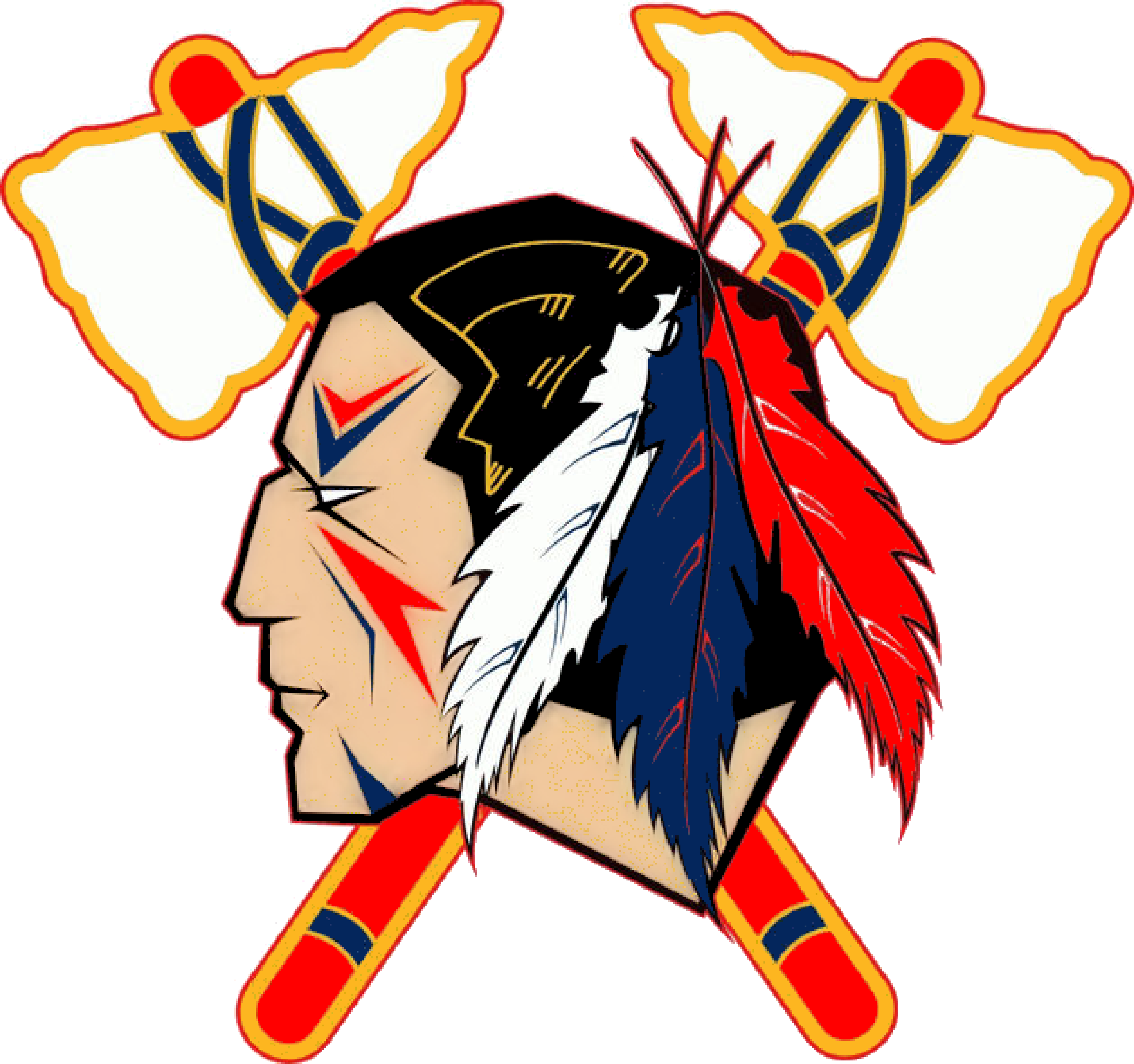 Indians Tomahawk Image - Johnstown Tomahawks Logo (3195x2997), Png Download