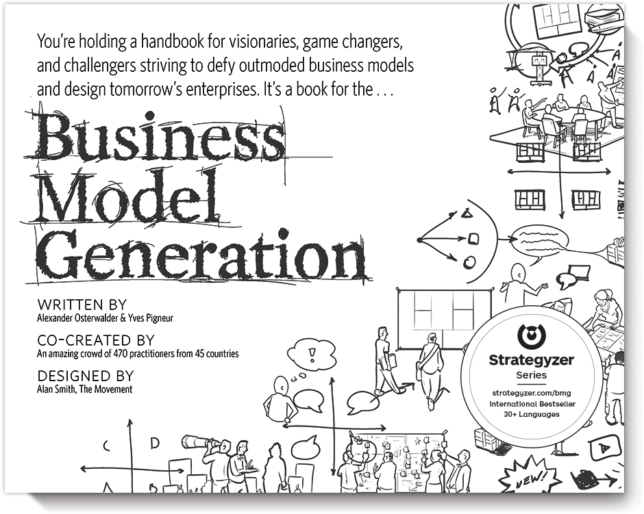 Business Model Generation Book - Business Model Generation A Handbook For Visionaries (1000x840), Png Download