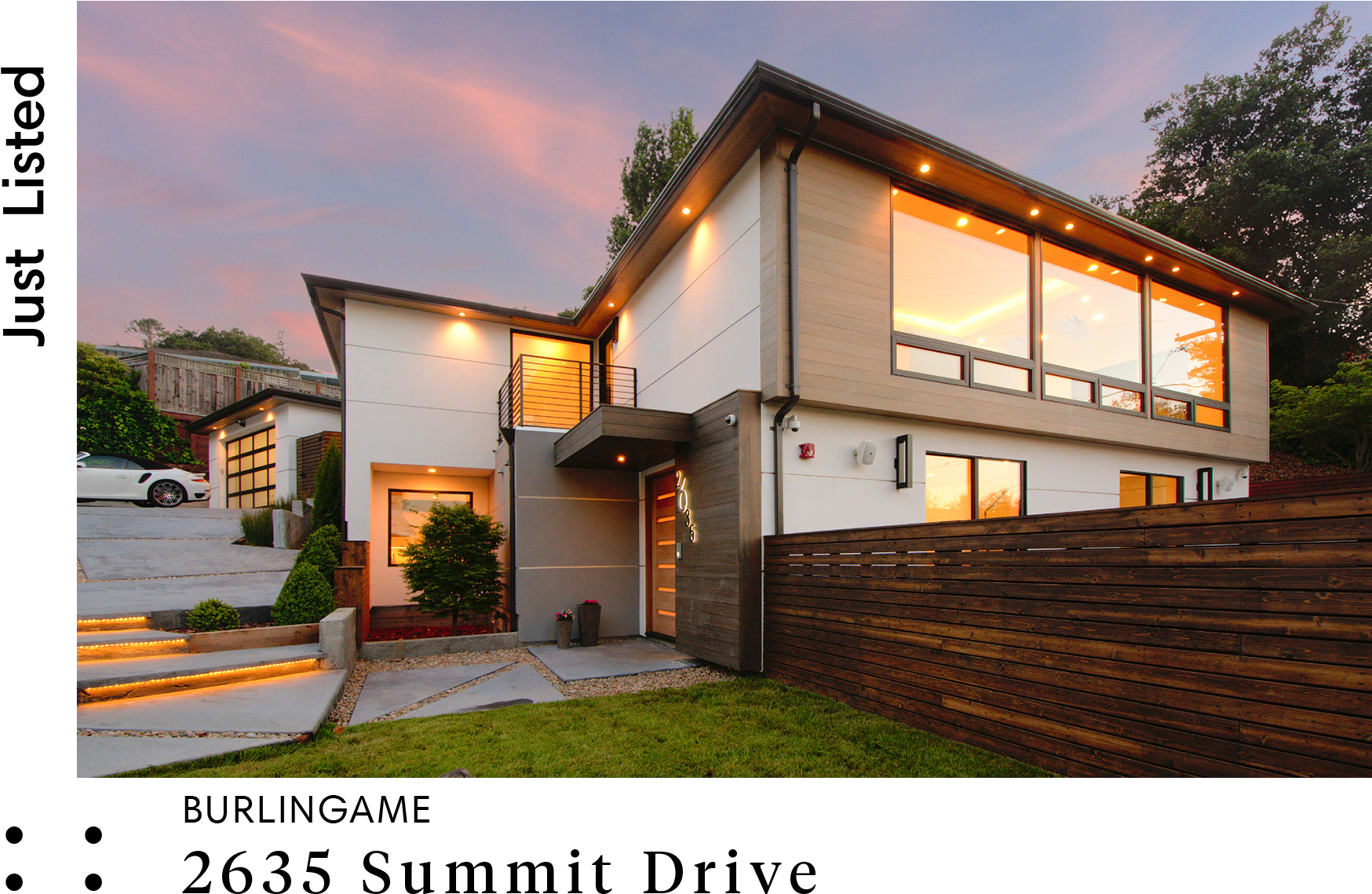 Just Listed Sleek Modern View Home In Burlingame Hills - Thumb (1800x1200), Png Download