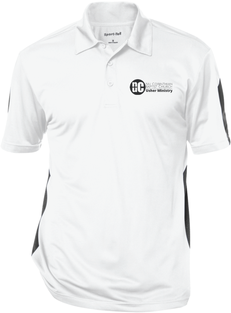 Usher Men's Performance Textured Three-button Polo - Polo Shirt (1024x1024), Png Download