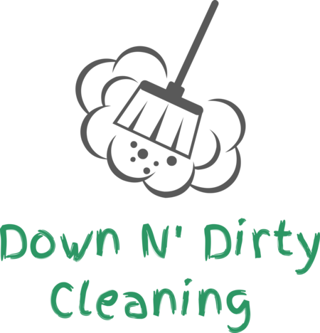 Down N' Dirty Is A Residential Cleaning Service Based - Black And White Cleaning (450x468), Png Download