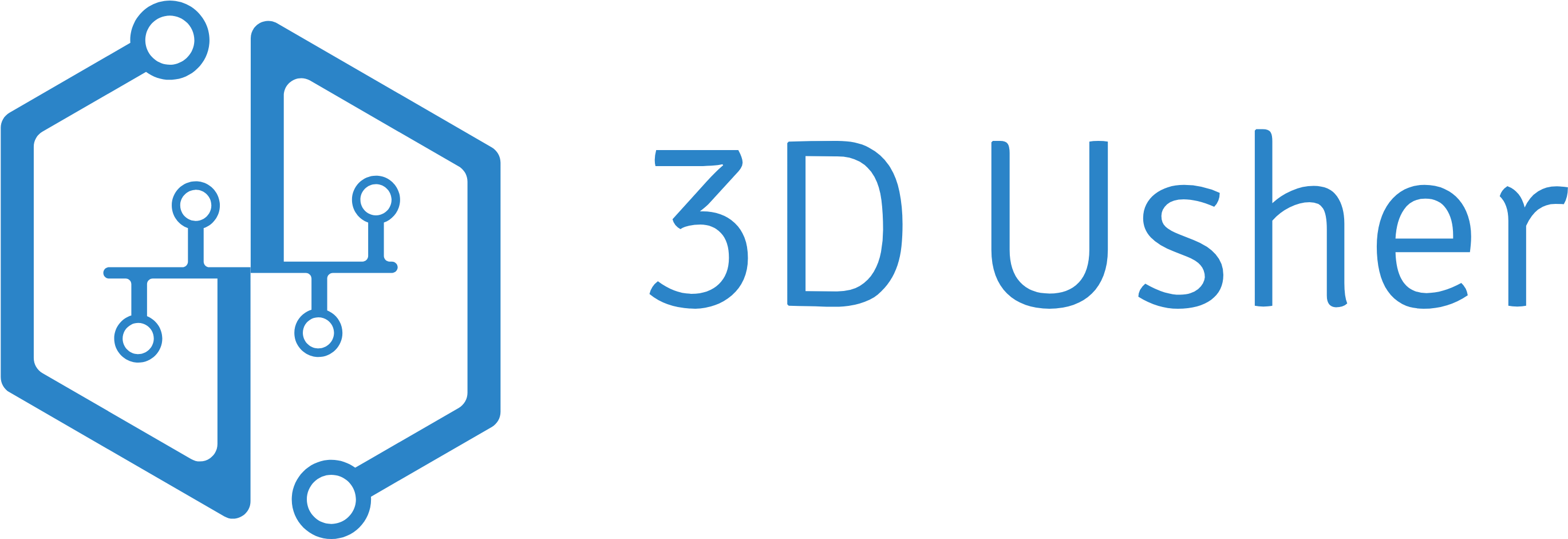 Online 3d Design & 3d Printing Service - 3d Usher (3105x1358), Png Download
