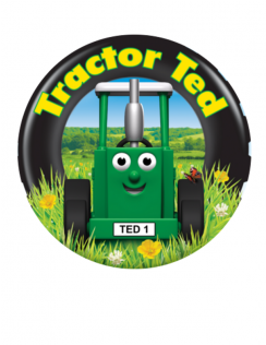 Tractor Ted Dvd - Diggers Dumpers (600x315), Png Download