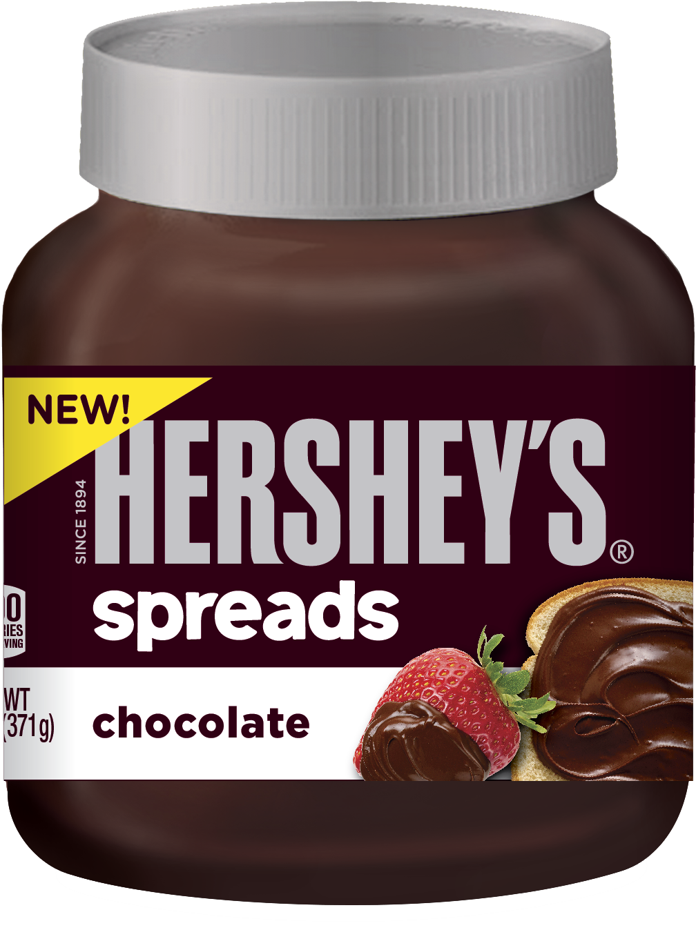 Hershey Chocolate Hazelnut Spread (1500x1800), Png Download