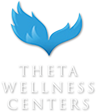 Logo - Theta Wellness Center (334x389), Png Download