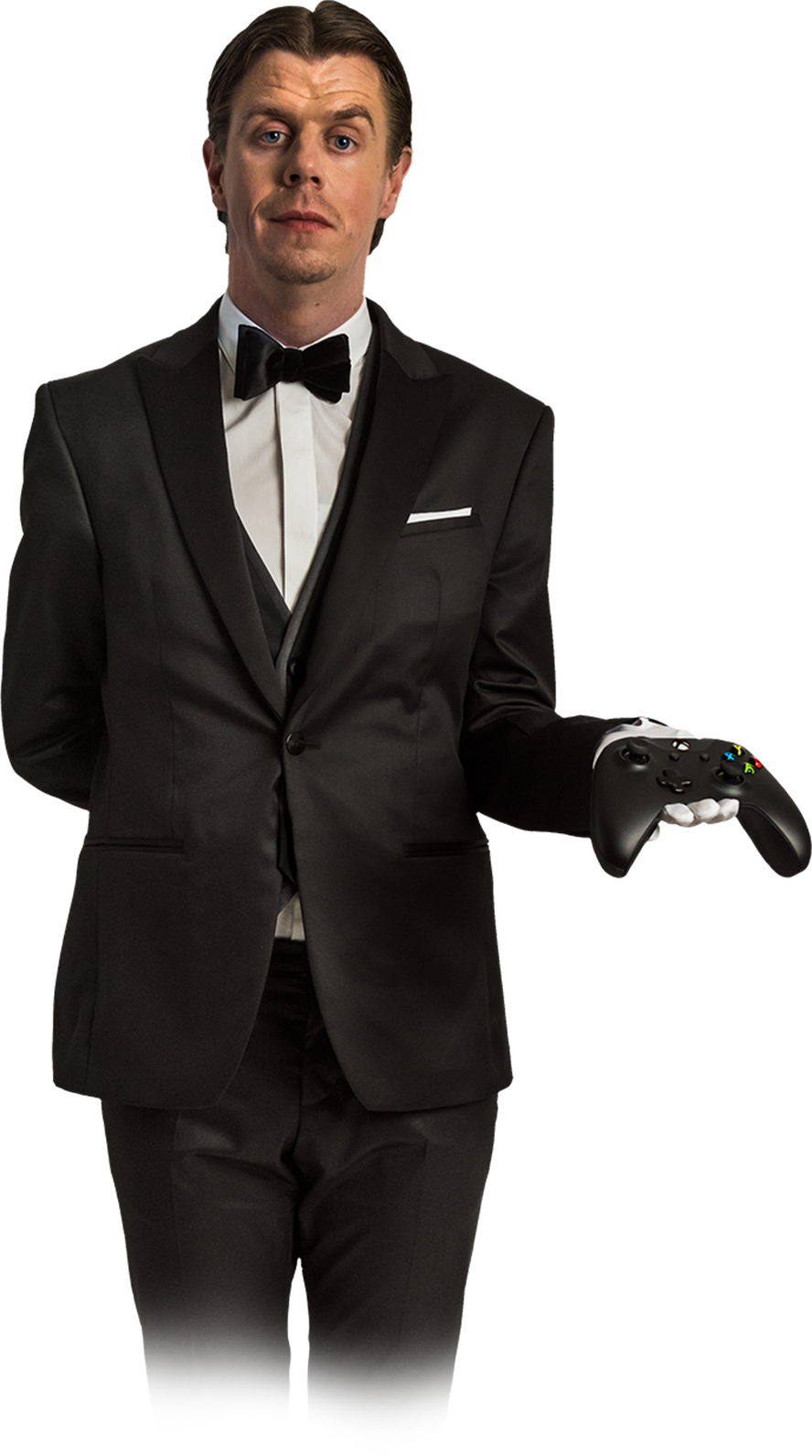Xbox-butler - Tuxedo (888x1592), Png Download
