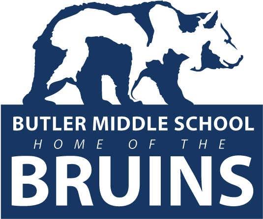 Butler Middle School (613x540), Png Download