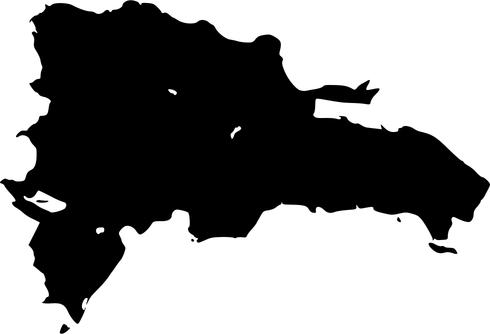 Dominican Republic - - Map Of Dominican Republic With Capital (980x668), Png Download