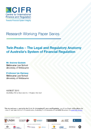 The Legal And Regulatory Anatomy Of Australia's System - Prudential Regulation (320x453), Png Download