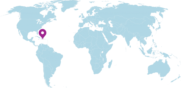 Dominican Republic - World Map 3d Max (600x293), Png Download