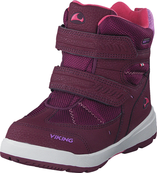 Toasty Ii Gtx Plum/coral - Viking Toasty Ii Gtx Plum/coral, Shoes, Boots, Warm-lined (643x705), Png Download