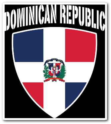 Dominican Republic Pride Vinyl Sticker - Dominican Republic Flag (480x480), Png Download