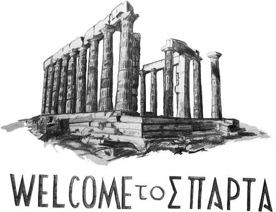 Welcome To Sparta 3 (1000x1000), Png Download