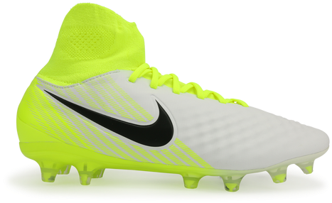 Nike Men's Magista Orden Ii Fg White/black/volt/wolf - Nike Magista (500x391), Png Download