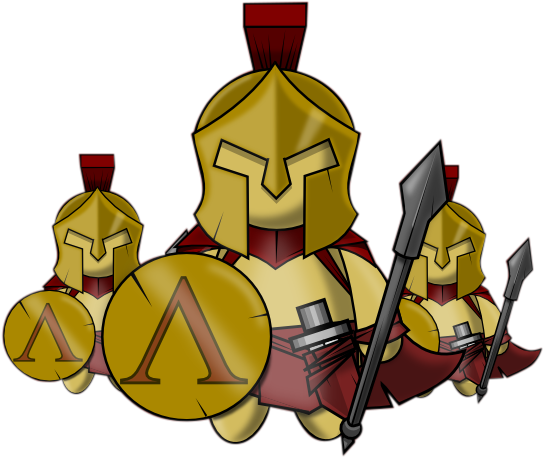 Free - Transparent Spartan Military (627x508), Png Download