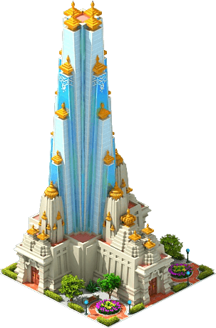 Vrindavan Chandrodaya Residence L9 - Vrindavan Chandrodaya Mandir (303x459), Png Download