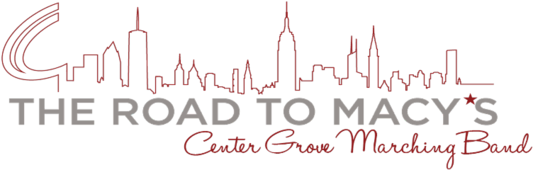 Center Grove Hs Marching Band In Nyc For Macy's Parade - New York City (800x246), Png Download