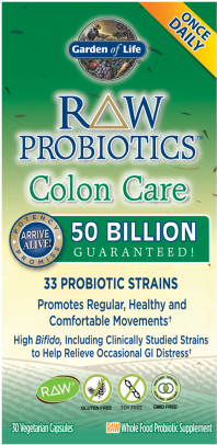 658010116657 658010116657 658010123327 - Garden Of Life, Raw Probiotics, Colon Care, 30 Veggie (420x420), Png Download