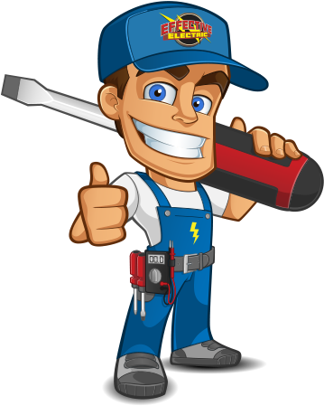 Electrician Bedford Ny - Electrician Clipart Png (376x472), Png Download