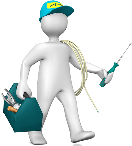 Electricial Contractors In Clacton On Sea - Dépannage Électrique (456x500), Png Download