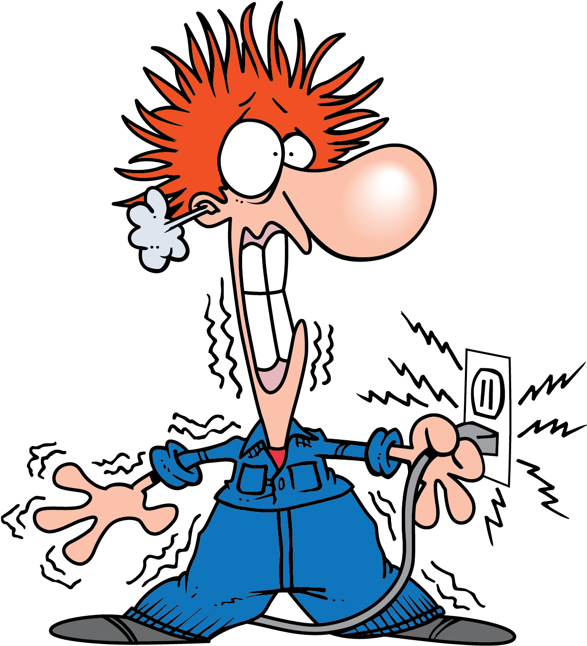 Mike The Electrician - Don T Play With Electricity (1358x1582), Png Download