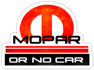 Mopar Logo Png Gallery For > Mopar Logo Png - Mopar Or No Car (375x360), Png Download