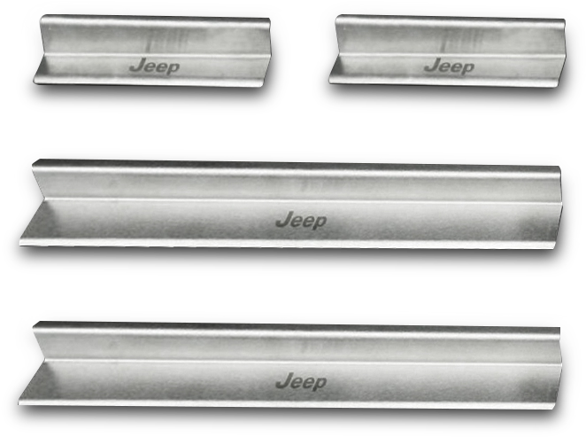 Mopar Door Entry Guards With Jeep Logo For 07-18 Jeep - Jeep (800x600), Png Download
