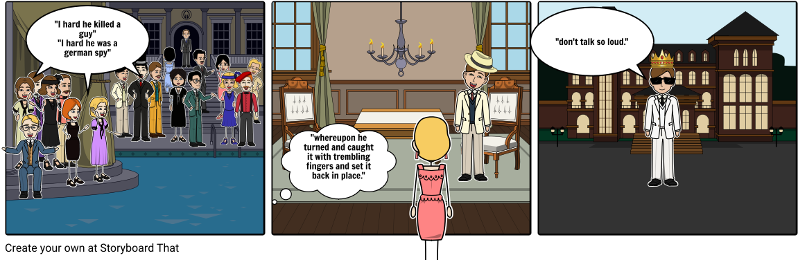 The Grate Gatsby - Cartoon (1164x385), Png Download