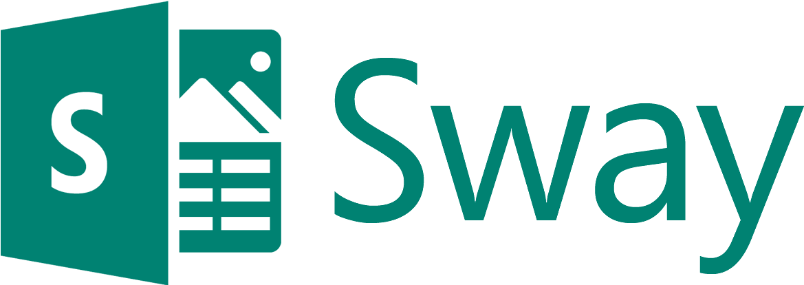 Onenote For Classroom - Microsoft Sway Logo (1200x465), Png Download