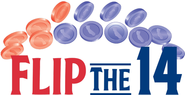 There Was A Cardboard Cutout At Duncan Hunter's 'empty - Flip The 14 (600x309), Png Download