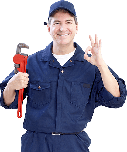 Plumbing - Plumbing Man (418x497), Png Download