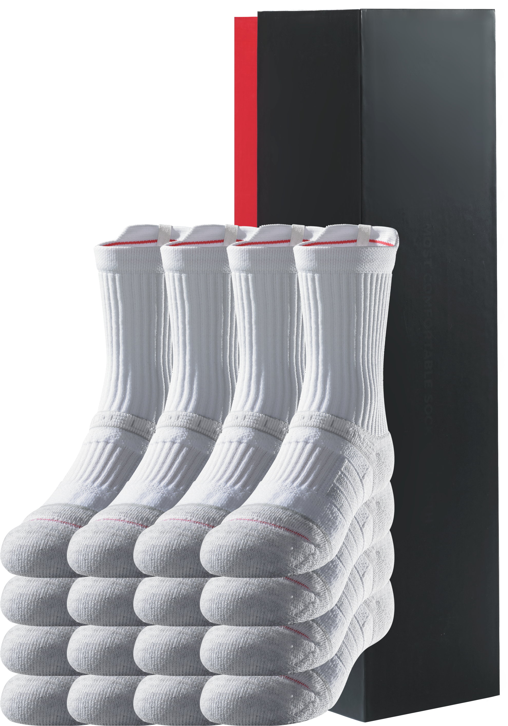 Kidmid 8 White 2 V=1534445437 - Sock (3500x3500), Png Download