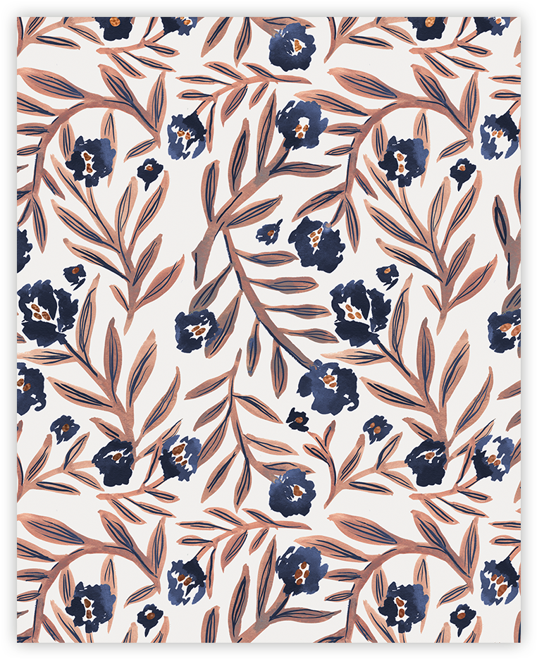 Morris Floral Art Print (1000x1000), Png Download