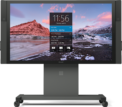The Microsoft Surface Hub Will Be Getting A Sequel - Microsoft Surface Hub (408x360), Png Download