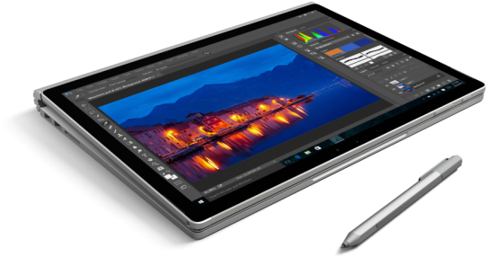 Microsoft Surprised The Tech Community At Its Recent - Microsoft Surface Book With Performance Base - Core (640x359), Png Download
