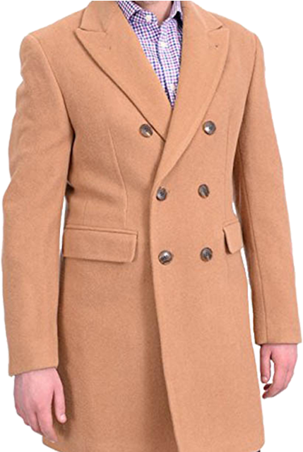 Calvin Klein Men's Coats - Overcoat (640x640), Png Download