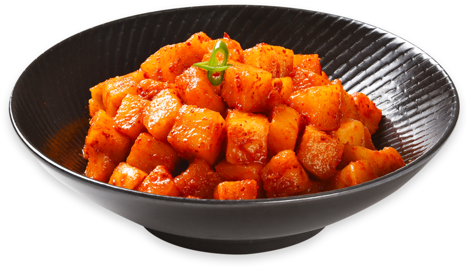 Diced Radish Kimchi 이미지 - Kkakdugi (1084x724), Png Download