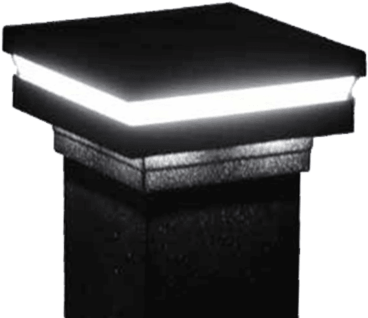 Ornamental Low Voltage Combo Post Cap Light - Low Voltage (600x600), Png Download