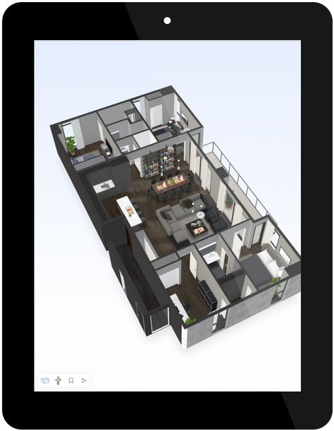 Tablet-3dmodel - Portable Network Graphics (800x800), Png Download