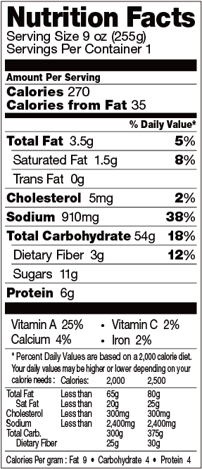 Smoky, Crispy Bacon And Zesty Kimchi Mixed With Rice - Fiber One 90 Calorie Brownies, Chocolate/peanut Butter, (295x674), Png Download